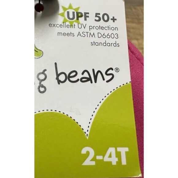 Jumping Beans girl size 2T-4T pink chin strap hat UPF 50 UV Protection - Picture 9 of 9